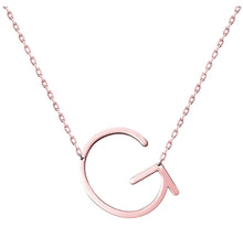 Load image into Gallery viewer, Stainless Steel Initial Letters Necklace