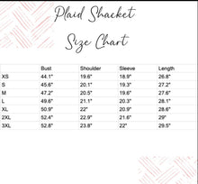 Load image into Gallery viewer, Navy Plaid Shacket