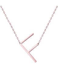 Load image into Gallery viewer, Stainless Steel Initial Letters Necklace