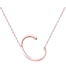 Load image into Gallery viewer, Stainless Steel Initial Letters Necklace