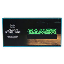 Load image into Gallery viewer, 'Gamer' LED Neon light
