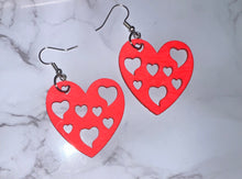 Load image into Gallery viewer, Solid Heart w/ ❤️ Cutouts
